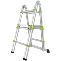 Kliknite za detalje - FIELDMANN FZZ 4003 Teleskopske merdevine preklopne 3.2m