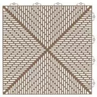Kliknite za detalje - Podna obloga velike nosivosti za spoljnu upotrebu 1m2 7kom. Bergo Unique Cedar wood
