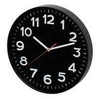 Kliknite za detalje - Analogni zidni sat 25cm Home AWC250BK