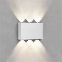 Kliknite za detalje - Zidna LED lampa sa promenljivom bojom svetla 6x1W Braytron BG38-03380