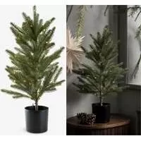 Kliknite za detalje - Novogodišnja jelka sa LED lampicama na baterije V60 Frost