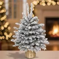 Kliknite za detalje - Novogodisnja bela jelka u saksiji 90cm 250309