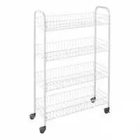 Kliknite za detalje - Pokretna polica sa 4 nivoa Metaltex Snello 341404 001 Kliknite za detalje - Pokretna polica sa 4 nivoa Metaltex Snello 341404 001
