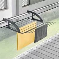 Kliknite za detalje - Sklopiva sušilica za veš za balkon ili radijator Metaltex Bries Onyx