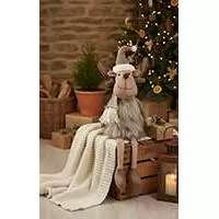 Kliknite za detalje - Irvas Koji Sedi - Novogodišnja Dekoracija 40 - 60 cm