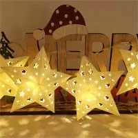 LED Lampice Zvezde Na Baterije