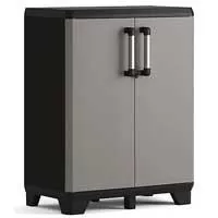 Kliknite za detalje - Dvokrilni ormrić sa dve police Za terasu ili baštu Keter Pro Low