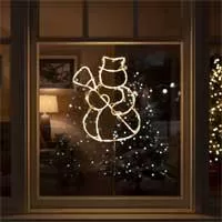 Svetleći ukras za prozor Na baterije