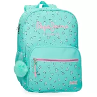Kliknite za detalje - Školski ranac 40cm Pepe Jeans Nora turquoise 60422 Kliknite za detalje - Školski ranac 40cm Pepe Jeans Nora turquoise 60422