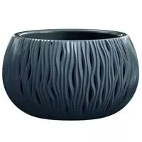 Kliknite za detalje - Prosperplast Saksija Antracit Talasasta 37 cm