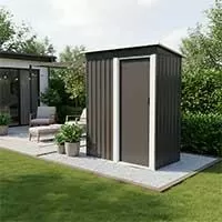 Kliknite za detalje - Metalna Beštenska Kućica sa Kliznim Vratima Za Odlaganje Alata i Pribora Kliknite za detalje - Metalna Beštenska Kućica sa Kliznim Vratima Za Odlaganje Alata i Pribora