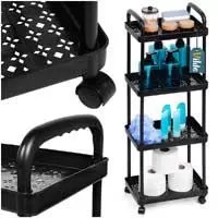 Kliknite za detalje - Pokretna polica sa 4 nivoa 30x21x86cm Vilde 568113 Kliknite za detalje - Pokretna polica sa 4 nivoa 30x21x86cm Vilde 568113