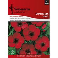 Kliknite za detalje - Seme za cveće 5 kesica Ukrasni lan - crveni - Linum grandiflorum Rubrum 3895