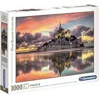 Kliknite za detalje - Puzzle slagalica 1000 delova Veličanstveni Mont San Mišel Clementoni HQC 39367
