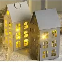 Kliknite za detalje - Novogodišnji fenjer 24cm 10 LED 