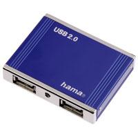 Kliknite za detalje - Hama USB hub 1:4 Aluminium 78497