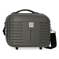 Kliknite za detalje - Beauty case - ABS neseser za šminku Roll Road India dark grey 50839