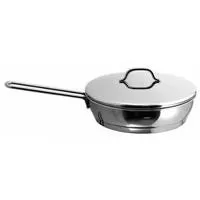 Metalac Inox tiganj sa poklopcem Gracia 26 M006885 - Linija posuđa Gracia  izrađena je od plemenitog čelika vrhunskog kvaliteta – inox 18/10. 