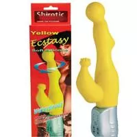 Kliknite za detalje - Žuti vibrator sa dodatkom