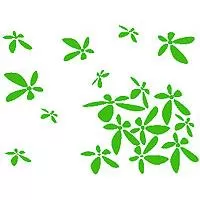 Kliknite za detalje - Zidni tatoo Flower Power U01B 120x90cm 6CF73B