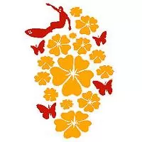 Kliknite za detalje - Zidni tatoo Nature Surf PP04 80x120cm FFA600 C91700  