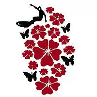 Kliknite za detalje - Zidni tatoo Nature Surf PP04 80x120cm A0001C 060606 