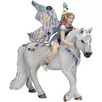 Kliknite za detalje - Schleich Vila Oleana na konju 70410