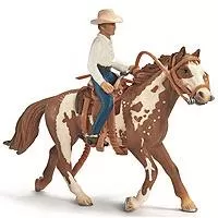 Kliknite za detalje - Schleich Domaće životinje - Garnitura za jahanje Western 40188