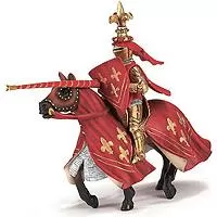 Kliknite za detalje - Schleich Vitezovi - Crveni Vitez na konju 70019