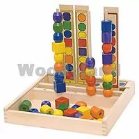 Kliknite za detalje - WoodyLand Igra nizanja Logic 90469 