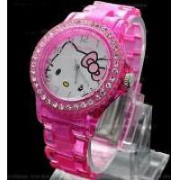 Hello Kitty Ručni časovnik 5706 clear pink