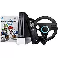 Kliknite za detalje - Nintendo Wii + Wii Mario Kart + Wii Volan + Remote Plus BLACK