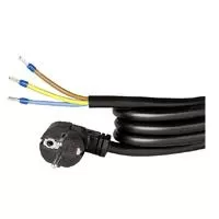 Kliknite za detalje - Priključni kabl 16 A, H05RR-F 3G2,5, 2 m, crni 