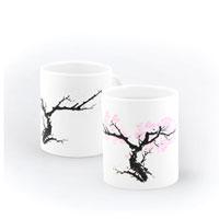 Kliknite za detalje - Porcelanska termo magična šolja koja cveta - trešnjino drvo