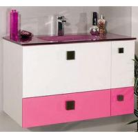 Kliknite za detalje - Roper Kupatilski ormarić sa lavaboom Aurora 900BX pink