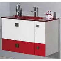 Kliknite za detalje - Roper Kupatilski ormarić sa lavaboom Aurora 900BX red