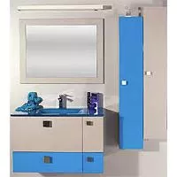 Kliknite za detalje - Roper Komplet kupatilskog nameštaja Aurora azzuro 900BX/900A3/vert