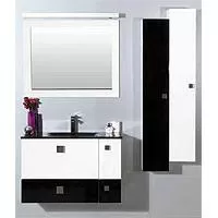 Kliknite za detalje - Roper Komplet kupatilskog nameštaja Aurora black 900BX/900A3/vert