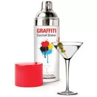 Kliknite za detalje - Kikkerland Šejker za koktele Graffiti BA06