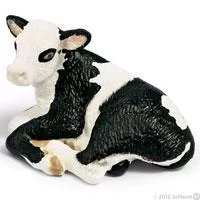 Kliknite za detalje - Schleich Domaće životinje - Holštajn tele, leži 13639
