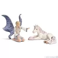Kliknite za detalje - Schleich Bayala - Vila Lindariel sa ždrebetom jednoroga 70424