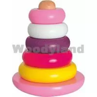 Kliknite za detalje - WoodyLand Drvena ružičasta mini Dindolina 91306