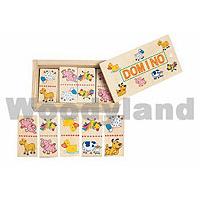 WoodyLand Drvene mini domine 90021