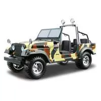 Kliknite za detalje - Bburago maketa 1:24 CB KIT JEEP CJ-7 Army BU25031
