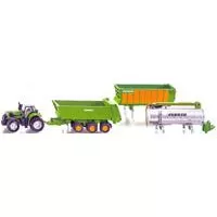 Kliknite za detalje - Siku Traktor Deutz sa setom prikolica Joskin 1848
