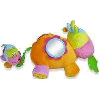 Kliknite za detalje - Igračka za bebe - Biba Toys Plišana Zvečka Glodalica - Kravica 6320005