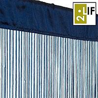 Zavesa 2Lif Plava Sa Resicama 250 x 90 cm