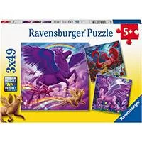 Kliknite za detalje - Ravensburger Slagalice 3x49 Mistična veličanstvena stvorenja 05678