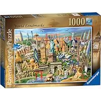Kliknite za detalje - Puzzle slagalica 1000 delova Svetske znamenitosti Ravensburger 19798