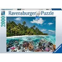 Kliknite za detalje - Puzzle slagalica za odrasle 2000 delova Ronjenje na Maldivima Ravensburger 17441